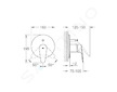 Grohe BauEdge - Baterie pod omítku, pro 2 spotřebiče, chrom 29190001