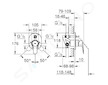 Grohe BauEdge - Baterie pod omítku, pro 2 spotřebiče, s tělesem, chrom 29039000