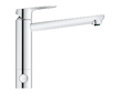 Grohe BauEdge - Dřezová baterie s uzavíracím ventilem, chrom 31696000