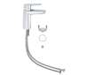 Grohe BauEdge - Umyvadlová baterie, chrom 23330000