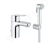 Grohe BauEdge - Umyvadlová baterie s bidetovou sprškou, chrom 23757000
