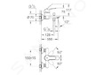 Grohe BauEdge - Vanová baterie, chrom 23334000