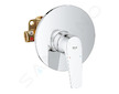 Grohe BauFlow - Sprchová baterie pod omítku, s tělesem, chrom 29112000