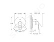 Grohe BauLoop - Baterie pod omítku, pro 2 spotřebiče, chrom 29189001