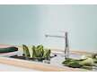 Grohe BauLoop - Dřezová baterie s uzavíracím ventilem, chrom 31713000