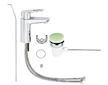 Grohe BauLoop - Umyvadlová baterie s výpustí, chrom 23335000