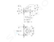 Grohe BauLoop - Vanová baterie, chrom 23341000