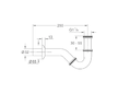 Grohe  - Bidetový sifon, chrom 28946000