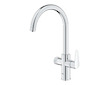 Grohe Blue Pure - Dřezová baterie BauCurve s filtrační funkcí, chrom 30580000