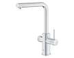 Grohe Blue Pure - Dřezová baterie Minta s filtrační funkcí a výsuvnou koncovkou, chrom 30601000