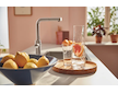 Grohe Blue Pure - Dřezová baterie Minta s filtrační funkcí a výsuvnou koncovkou, supersteel 30601DC0