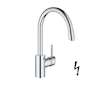 Grohe Concetto - Dřezová baterie s výsuvnou sprškou, chrom 31212003