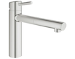 Grohe Concetto - Páková dřezová baterie, supersteel 31129DC1