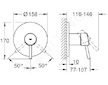 Grohe Concetto - Sprchová baterie pod omítku, chrom 24053001