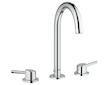 Grohe Concetto - Umyvadlová baterie s výpustí, 3-otvorová instalace, chrom 20216001