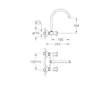 Grohe Costa L - Dřezová baterie, chrom 31191001