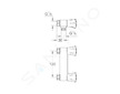 Grohe Costa - Sprchová kohoutková baterie, rozteč 120 mm, chrom 26345001