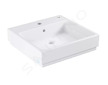 Grohe Cube Ceramic - Umyvadlo s přepadem, 50x49 cm, PureGuard, alpská bílá 3947800H