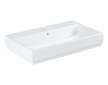 Grohe Cube Ceramic - Umyvadlo s přepadem, 80x49 cm, PureGuard, alpská bílá 3947600H