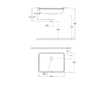 Grohe Cube Ceramic - Umyvadlo vestavné 49x37 cm, s přepadem, PureGuard, alpská bílá 3948000H