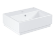 Grohe Cube Ceramic - Umývátko 46x35 cm, s přepadem, PureGuard, alpská bílá 3948300H