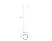 Grohe  - Designový kryt sifonu, kartáčovaný Hard Graphite 101008AL00