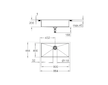 Grohe  - Dřez K700 s odtokem, 86x46 cm, kartáčovaná nerez 31580SD1