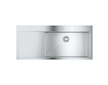 Grohe Dřezy - Dřez K1000 s automatickým odtokem, 116x52 cm, kartáčovaná nerez 31582SD1