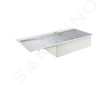 Grohe Dřezy - Dřez K1000 s automatickým odtokem, 116x52 cm, kartáčovaná nerez 31582SD1
