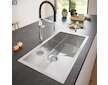Grohe Dřezy - Dřez K700 s odtokem, 86x46 cm, kartáčovaná nerez 31580SD1