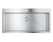 Grohe Dřezy - Dřez K800,102x51 cm, kartáčovaná nerez 31586SD1