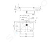 Grohe Dřezy - Dřez K800 s automatickým odtokem, 85x51 cm, kartáčovaná nerez 31584SD1