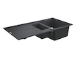 Grohe Dřezy - Kompozitní dřez K400 s automatickým odtokem, 100x50 cm, granitová černá 31642AP0