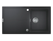 Grohe Dřezy - Kompozitní dřez K400 s automatickým odtokem, 86x50 cm, granitová černá 31640AP0