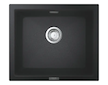 Grohe Dřezy - Kompozitní dřez K700 s odtokem, 53x46 cm, granitová černá 31654AP0