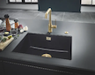 Grohe Dřezy - Kompozitní dřez K700 s odtokem, 61x46 cm, granitová černá 31655AP0