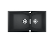 Grohe Dřezy - Kompozitní dřez K700 s odtokem, 90x50 cm, granitová černá 31658AP0
