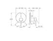 Grohe Essence - Baterie pod omítku pro 2 spotřebiče, Cool Sunrise 24058GL1