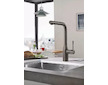 Grohe Essence - Dřezová baterie s výsuvnou sprškou, kartáčovaný tmavý grafit 30270AL0