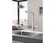 Grohe Essence - Dřezová baterie s výsuvnou sprškou, supersteel 30270DC0