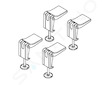 Grohe Essence - Nohy k vaně, chrom 49115000