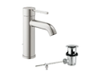 Grohe Essence - Páková umyvadlová baterie s výpustí, supersteel 23589DC1