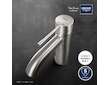 Grohe Essence - Páková umyvadlová baterie s výpustí, supersteel 23589DC1