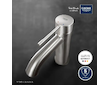 Grohe Essence - Páková umyvadlová baterie s výpustí, supersteel 23589DC1