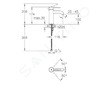 Grohe Essence - Páková umyvadlová baterie S, Warm Sunset 23590DA1