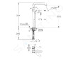 Grohe Essence - Páková umyvadlová baterie XL, tmavý grafit 32901A01