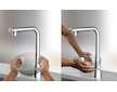 Grohe Essence SmartControl - Dřezová baterie s výsuvnou koncovkou, SmartControl, supersteel 31615DC0