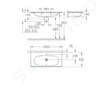 Grohe Essence - Umyvadlo s přepadem 100x46 cm, PureGuard, alpská bílá 3956600H