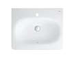 Grohe Essence - Umyvadlo s přepadem 60x49 cm, PureGuard, alpská bílá 3956500H