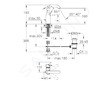 Grohe Essence - Umyvadlová baterie s výpustí, Cool Sunrise 23462GL1